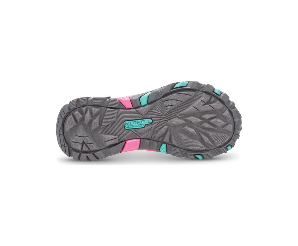 Merrell Sneakers Grey/Pink - Moab FST Low A/C Waterproof - Kids 49NPGKJZY